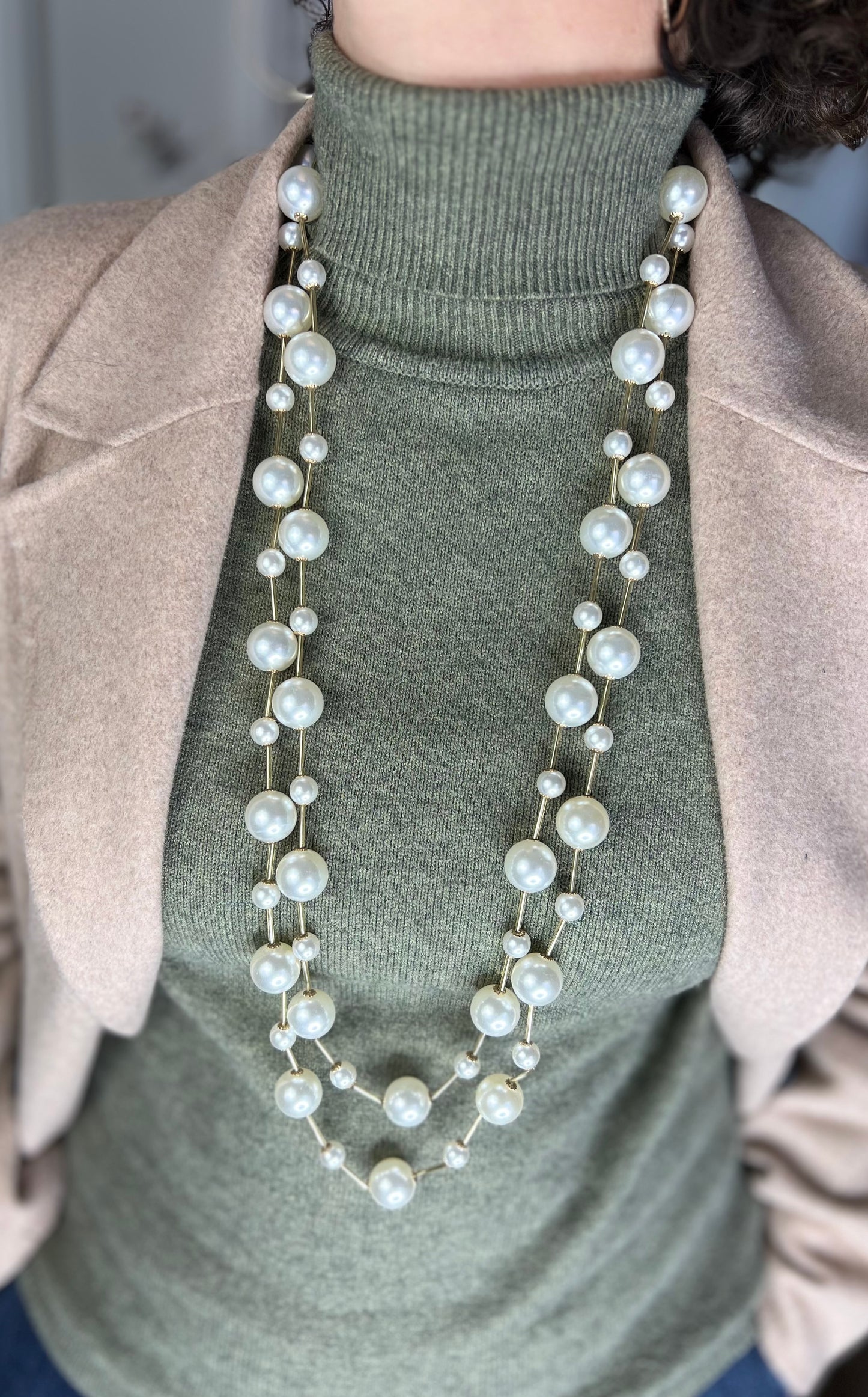 Collana PERLE 2 FILI