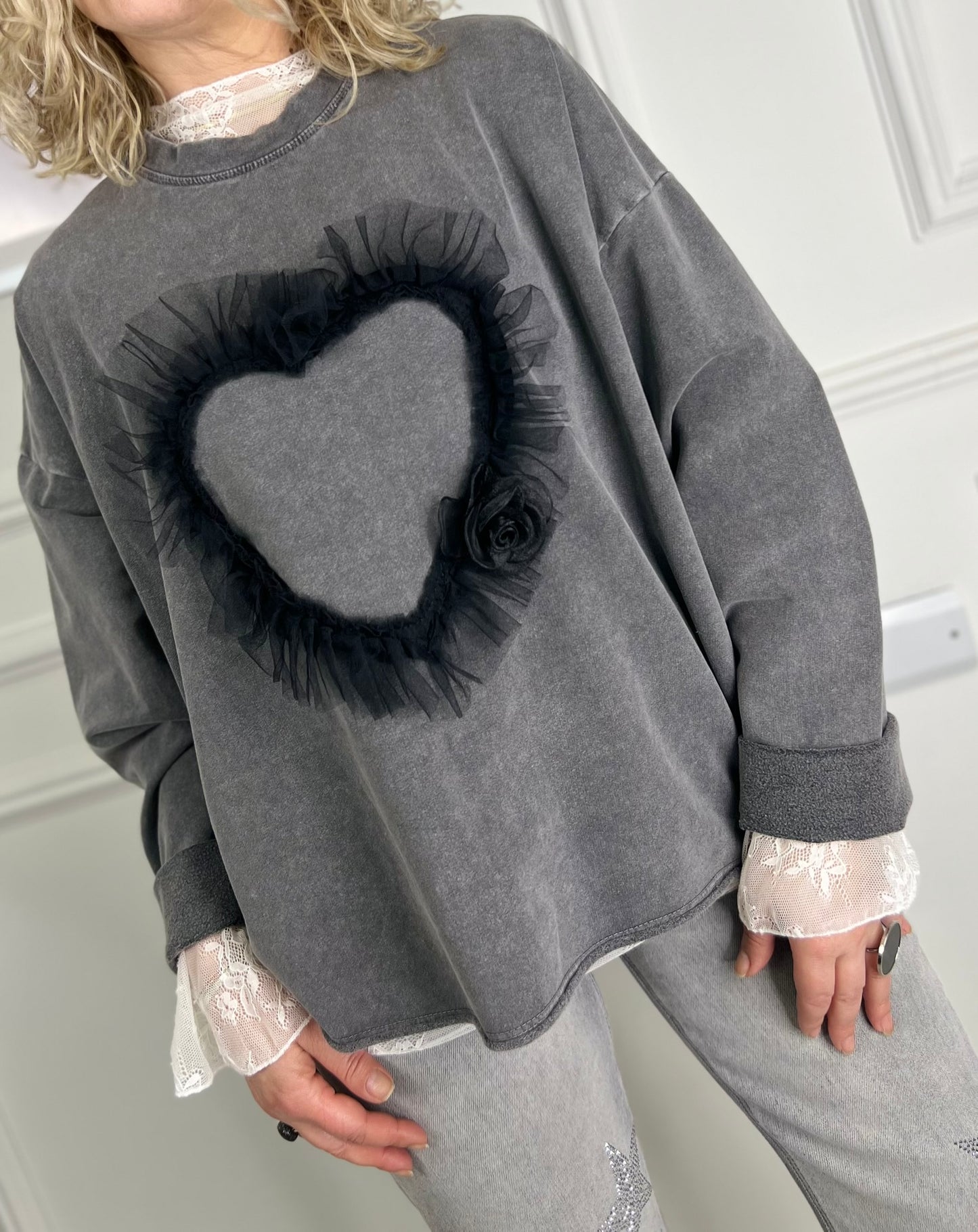 Maglia felpa CUORE