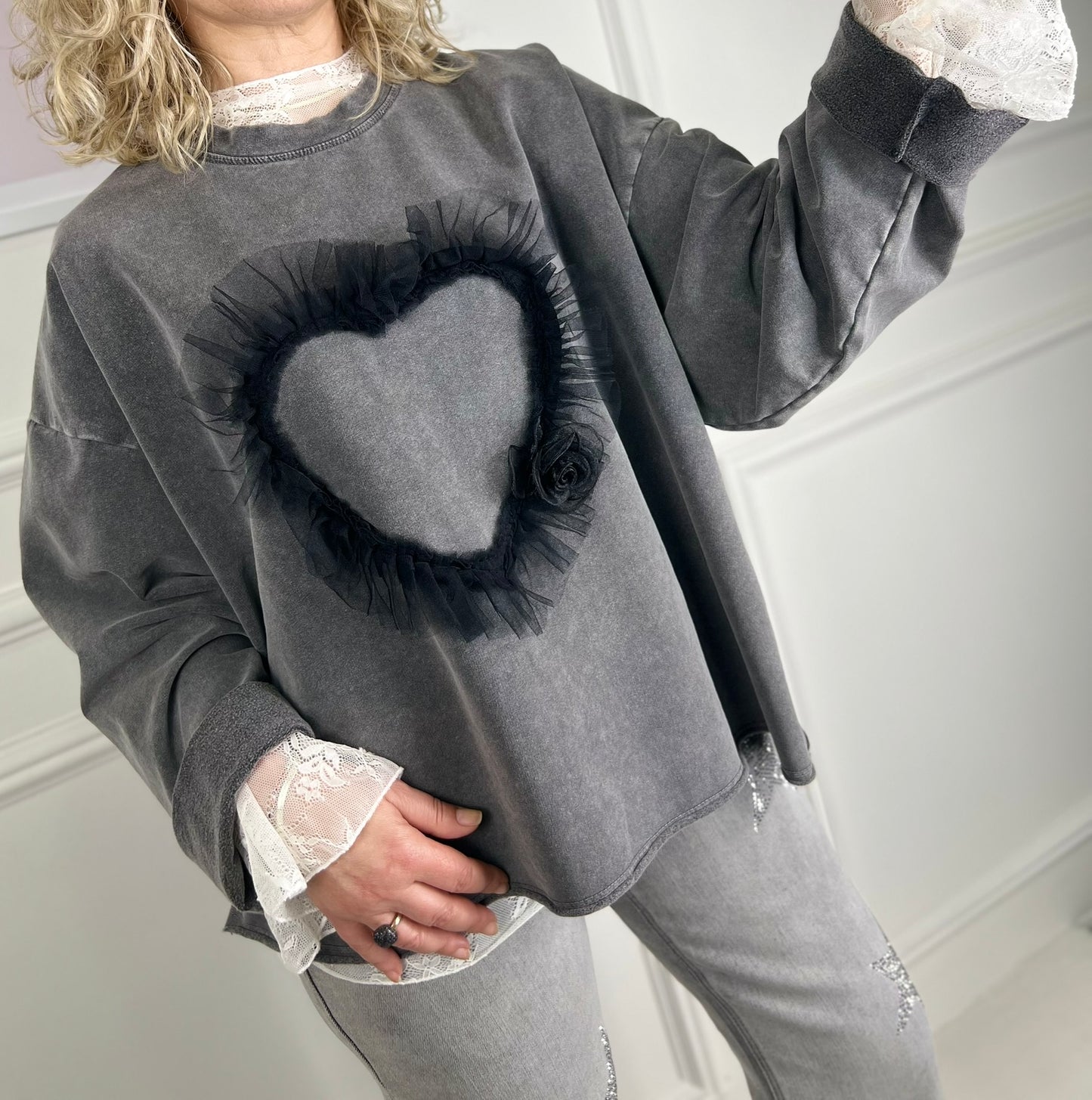 Maglia felpa CUORE