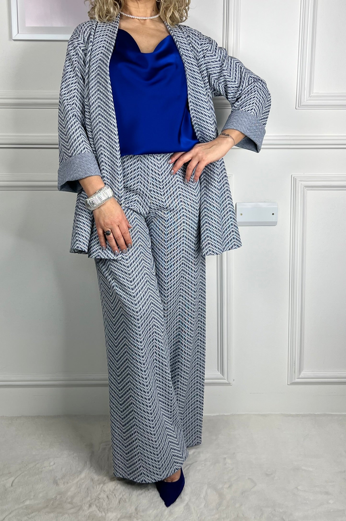 Completo OTTAVIA azzurro polvere