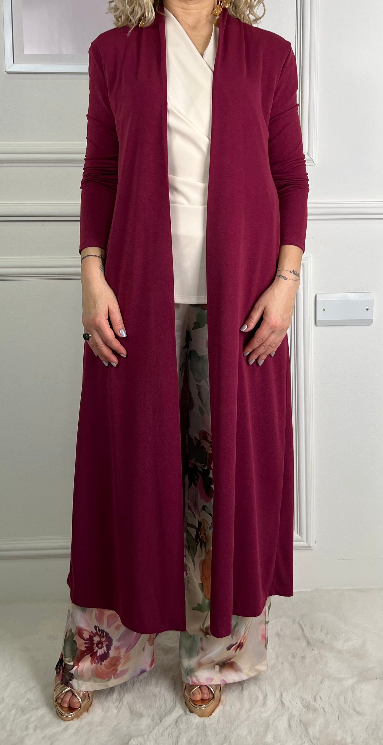 Cardigan OLIMPIA Rosso amarena
