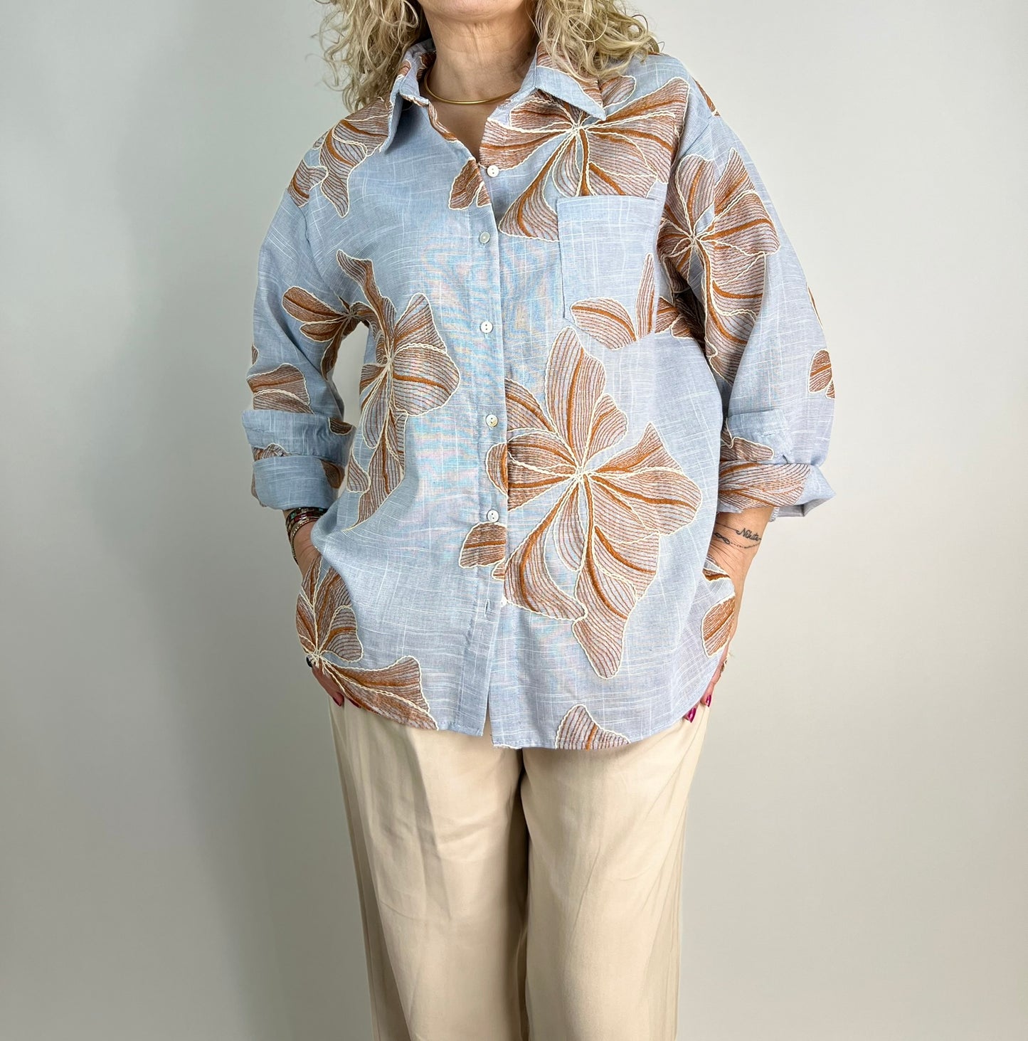 Camicia GISELLA Azzurro