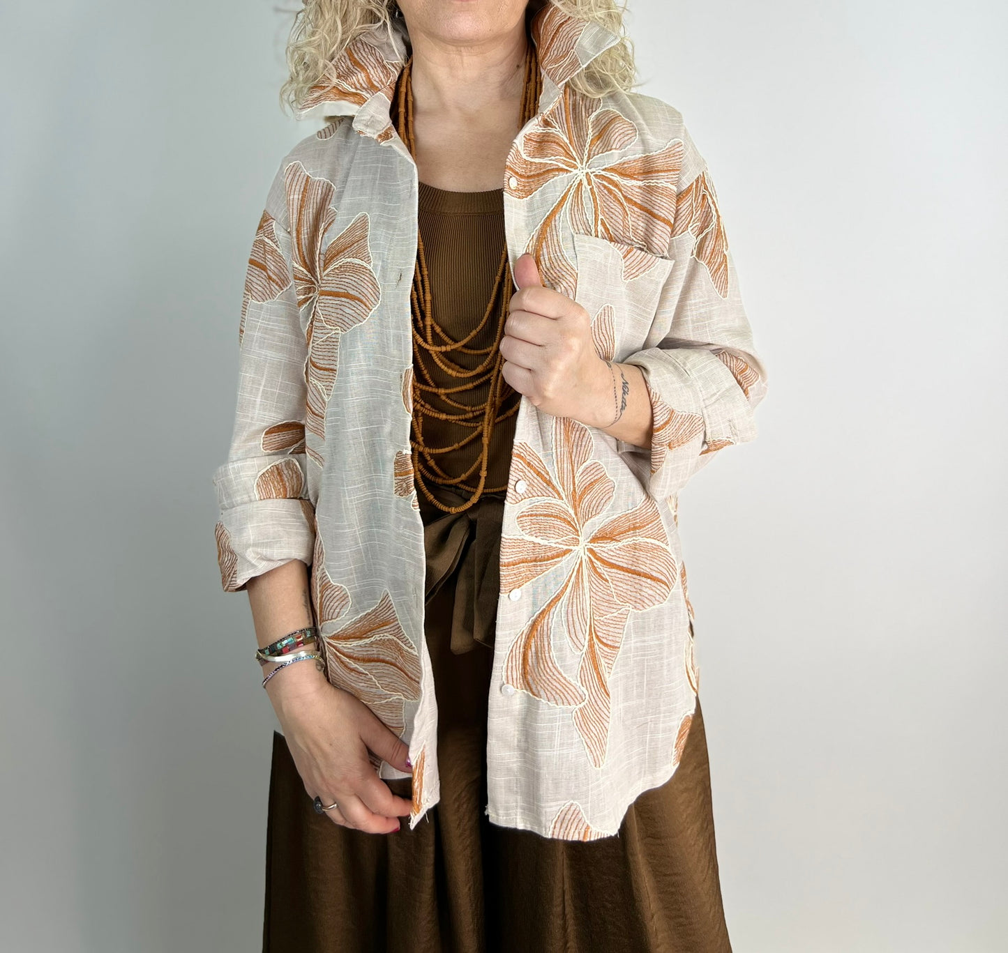Camicia GISELLA Ecrù