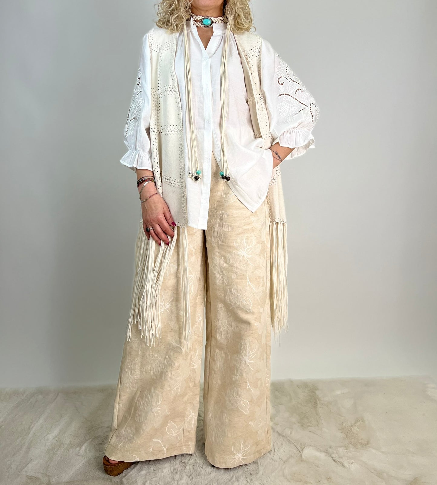 Gilet JESSIE avorio