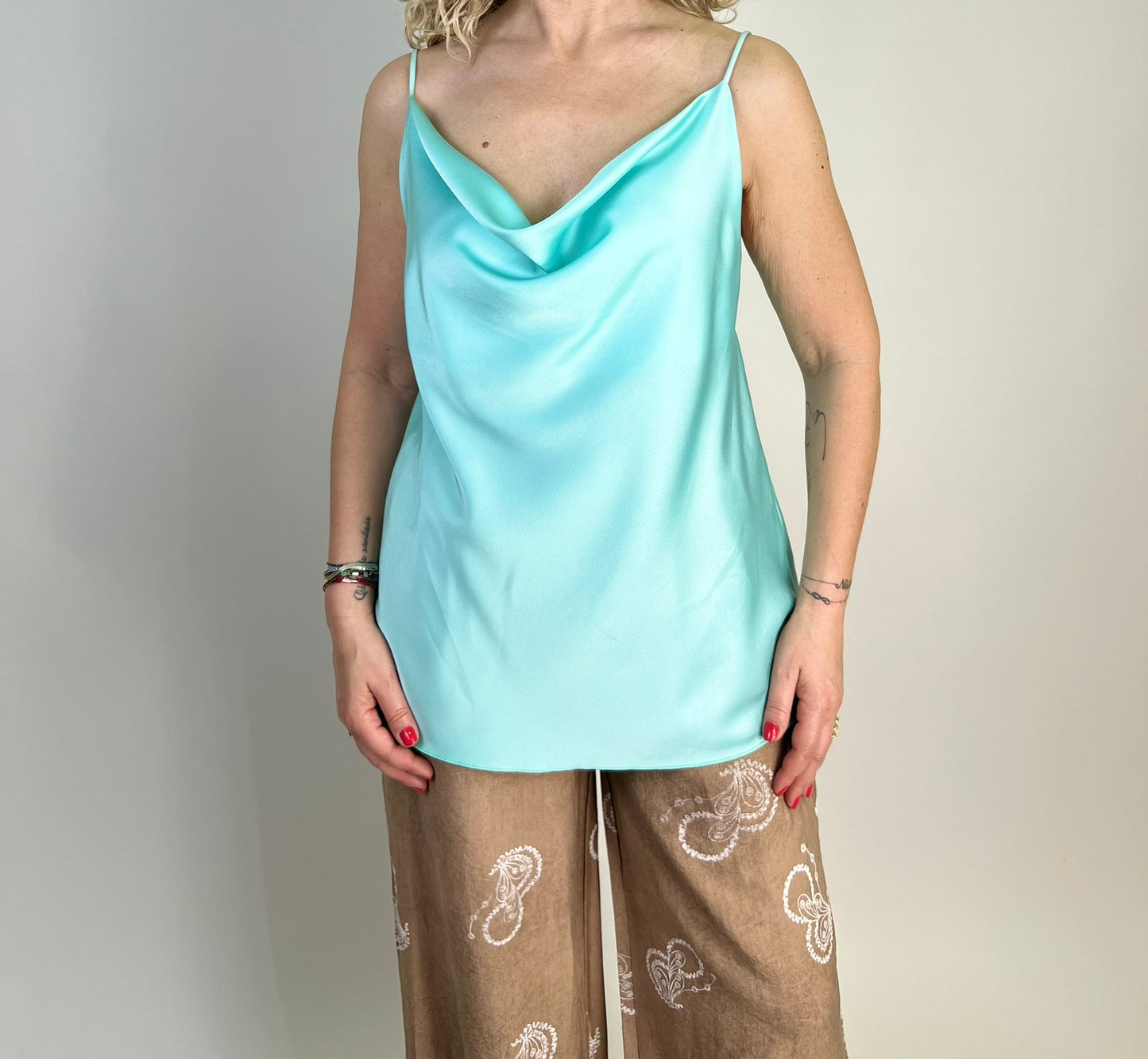 Top EVA Verde acqua