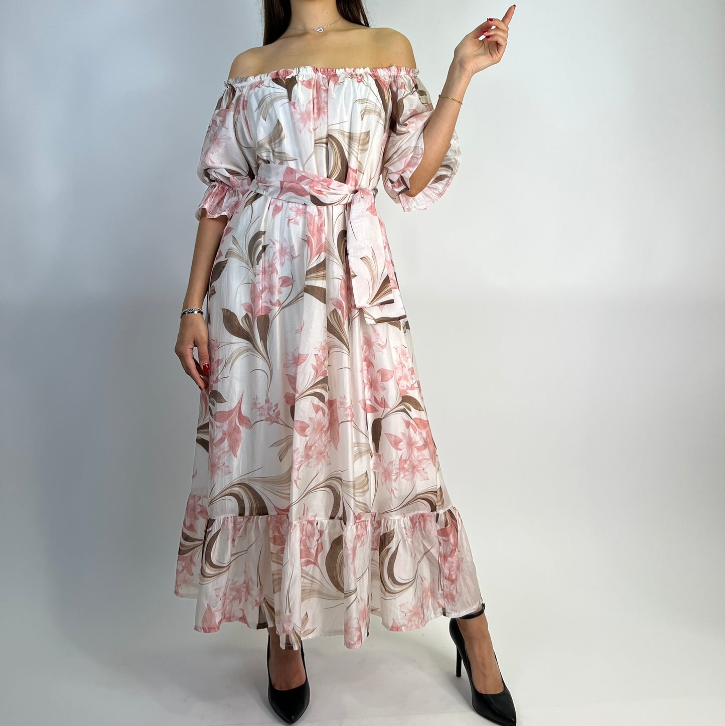 Abito ISABELLA rosa pastello