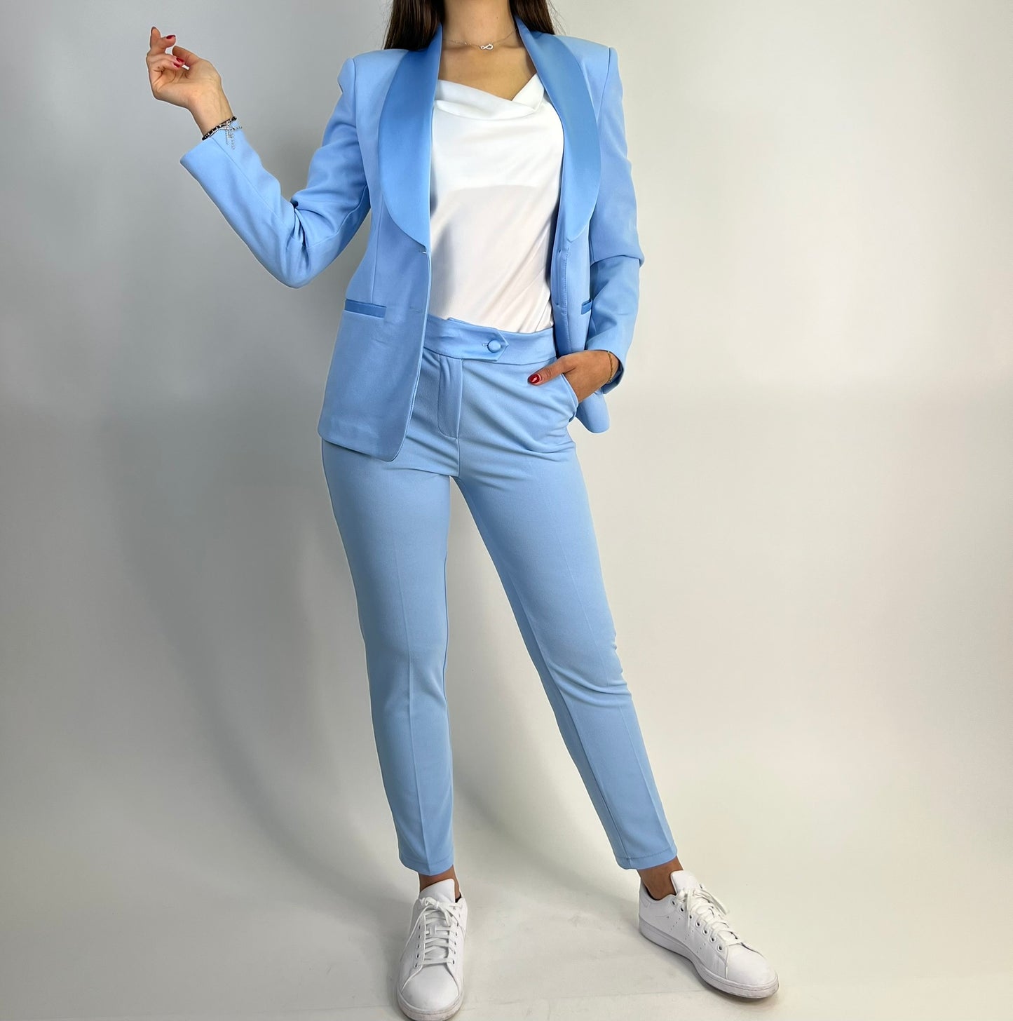 Tailleur VIRNA celeste