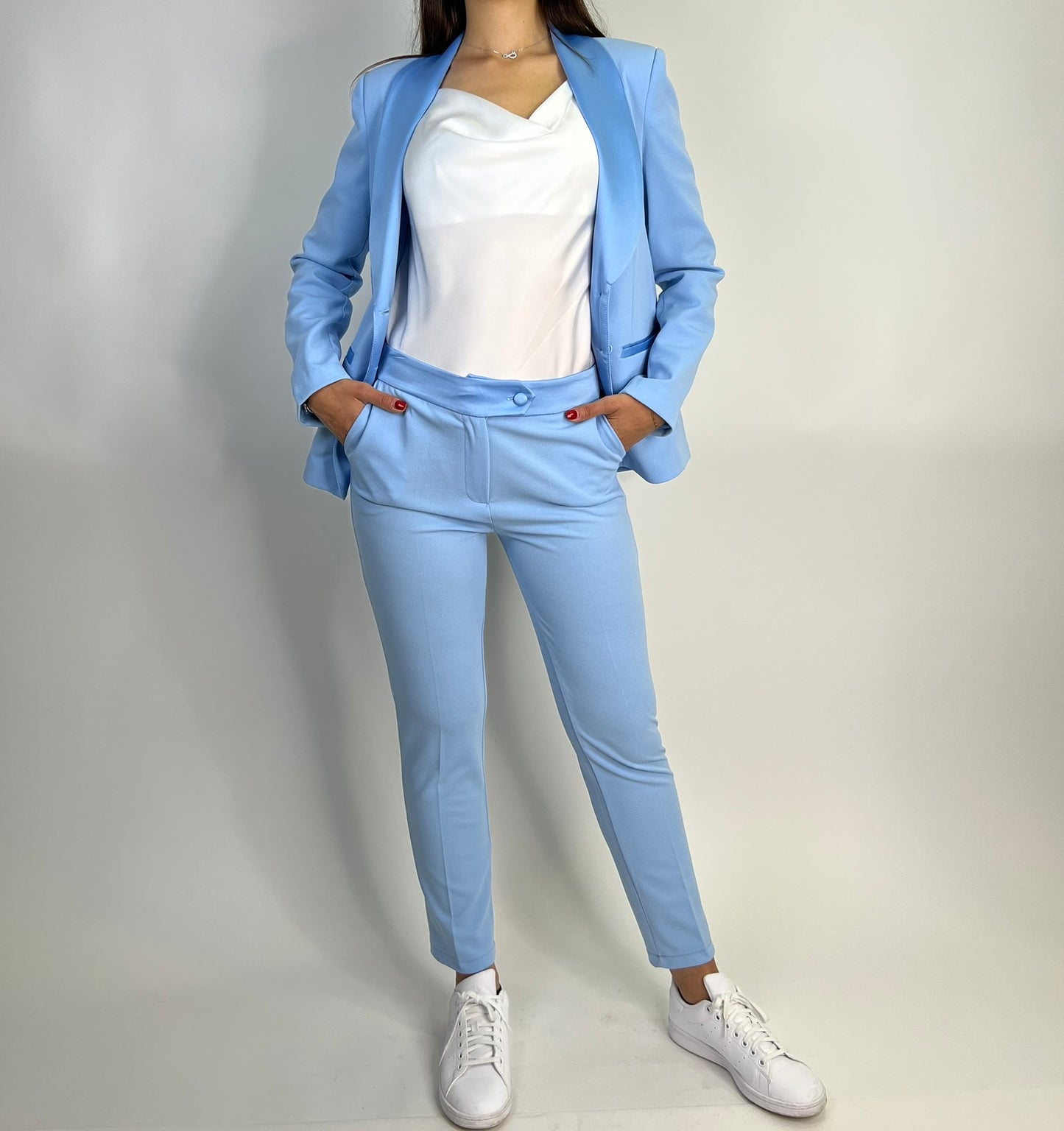 Tailleur VIRNA celeste
