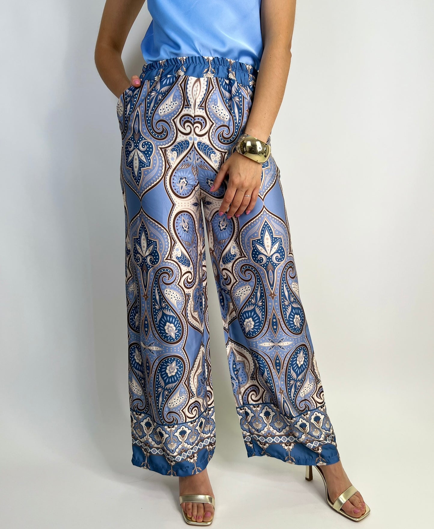 Pantalone GUENDA celeste