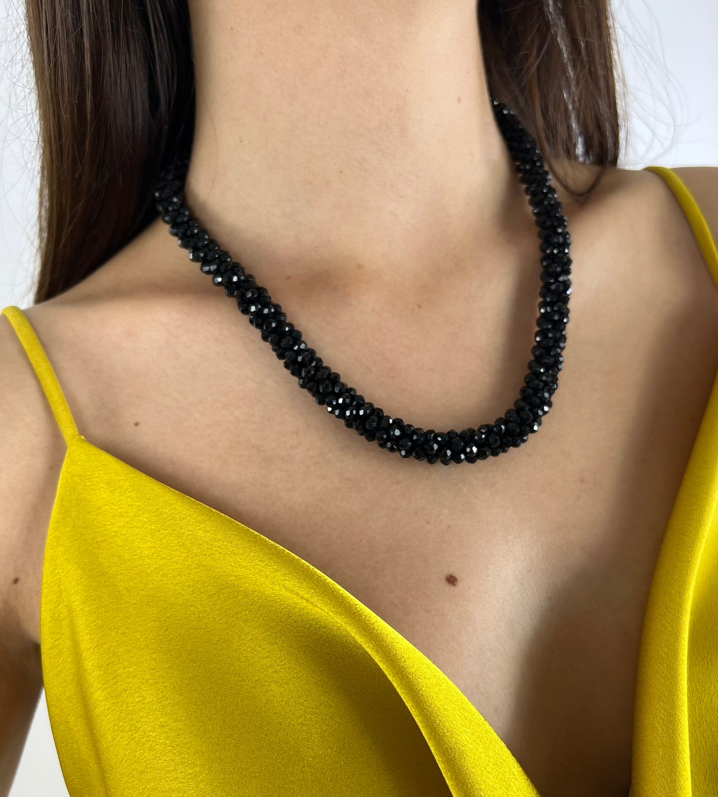Collana CRISTALLI NERI