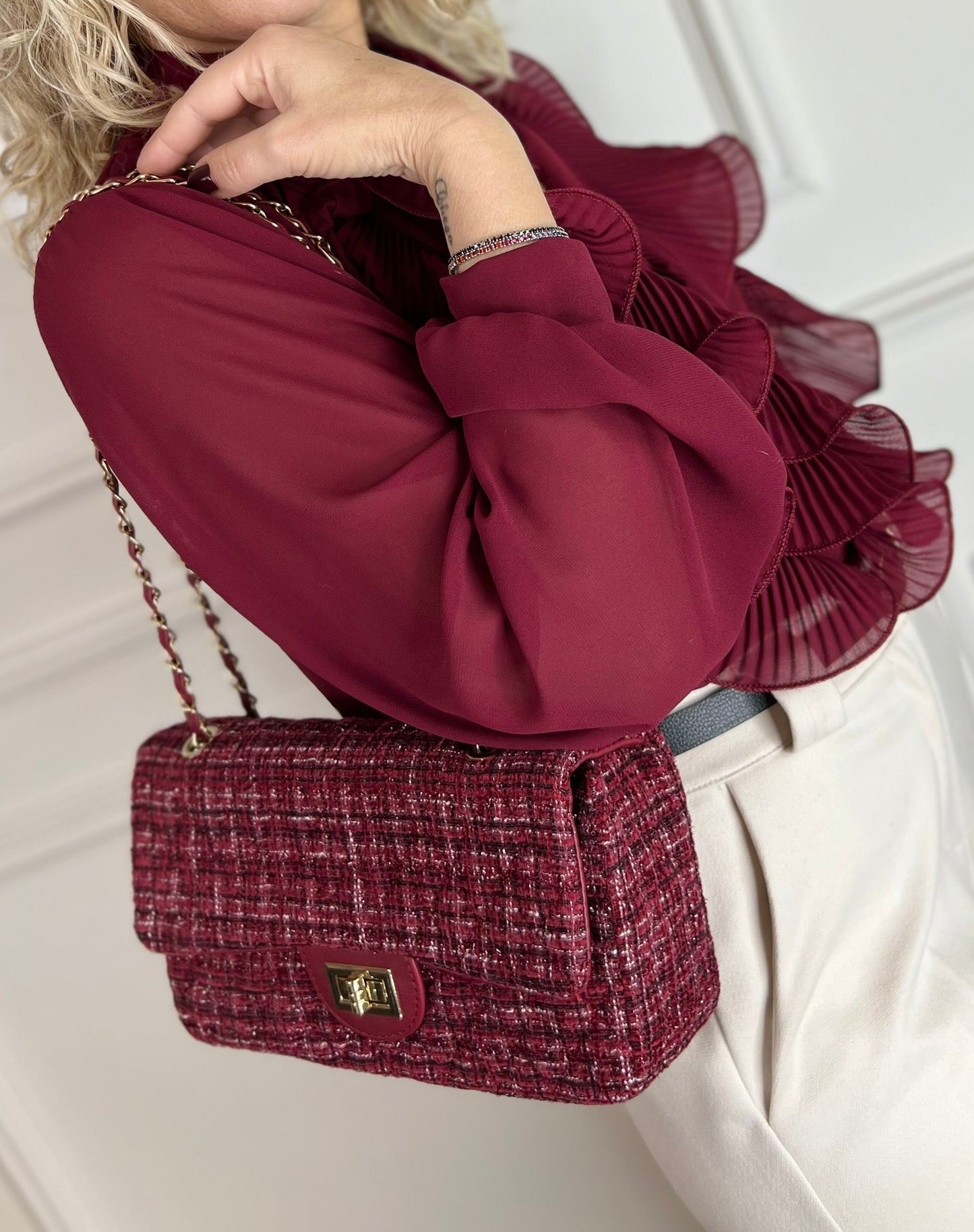 Borsa GABRIELLE bordeaux