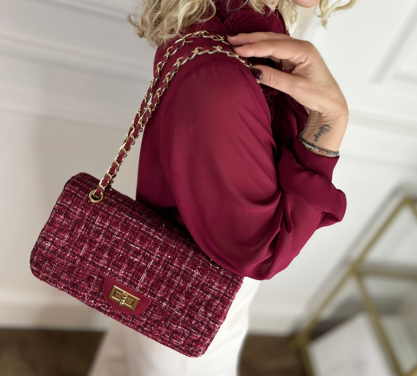 Borsa GABRIELLE bordeaux