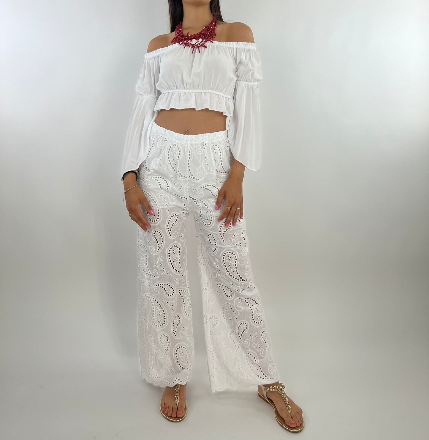 Pantalone COCCO bianco