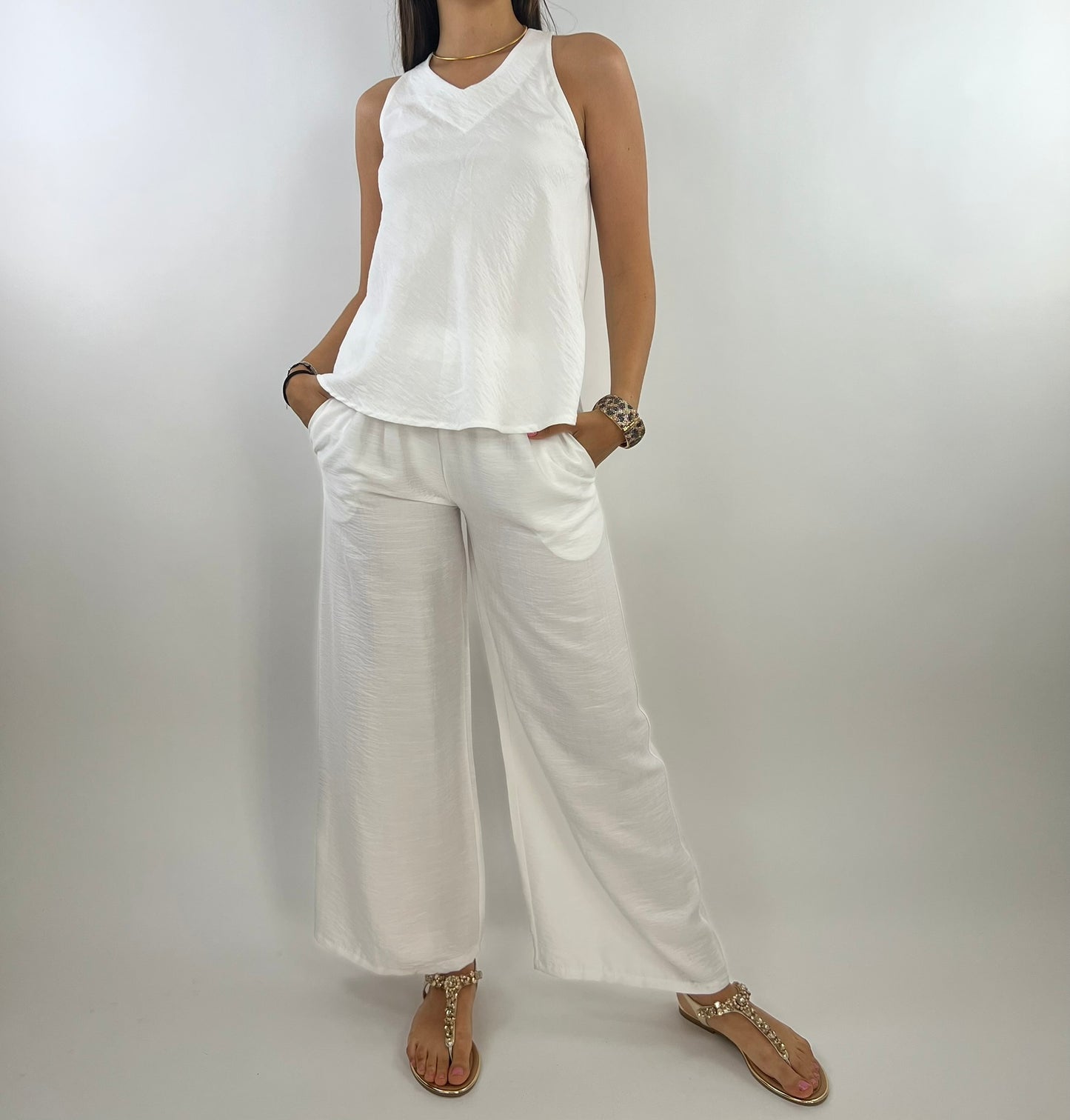 Pantalone KOS bianco