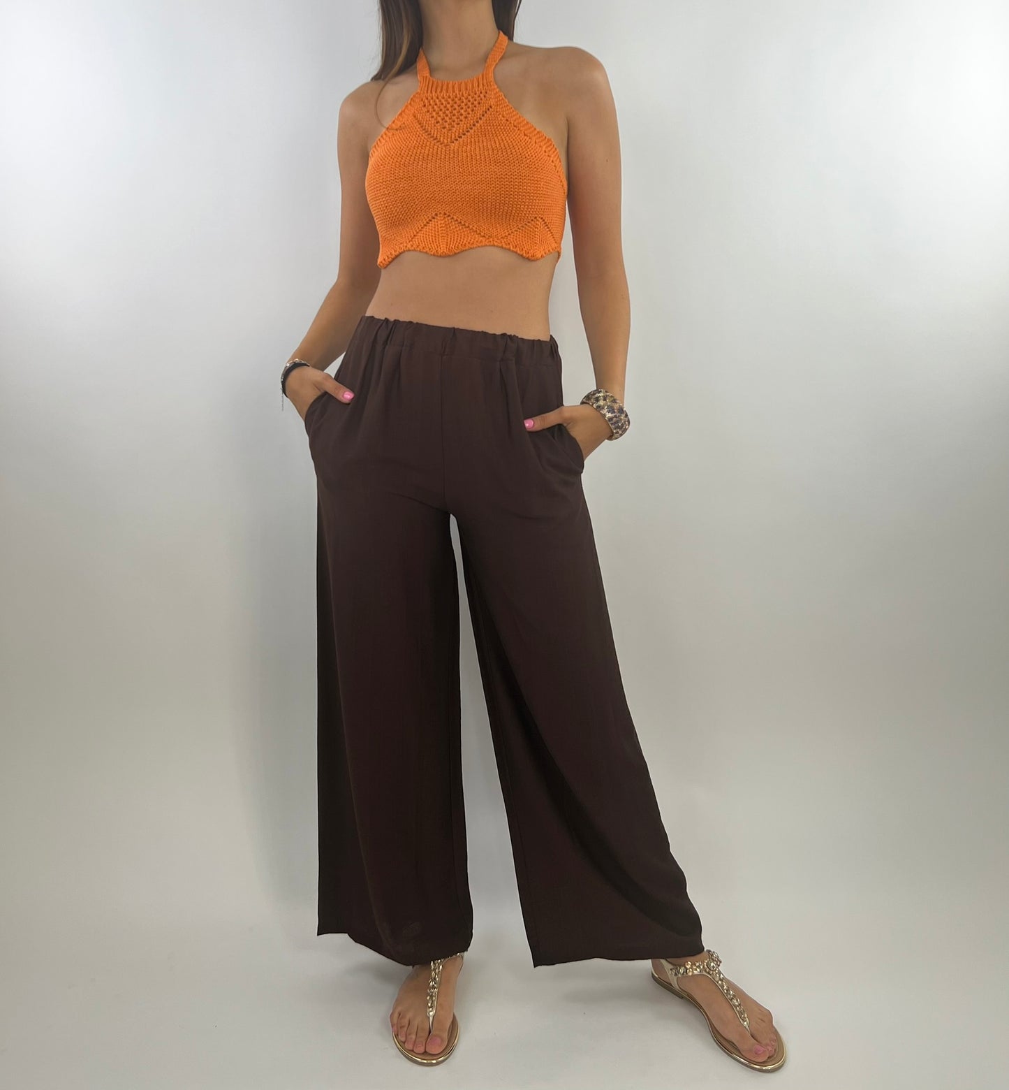 Pantalone KOS cioccolato