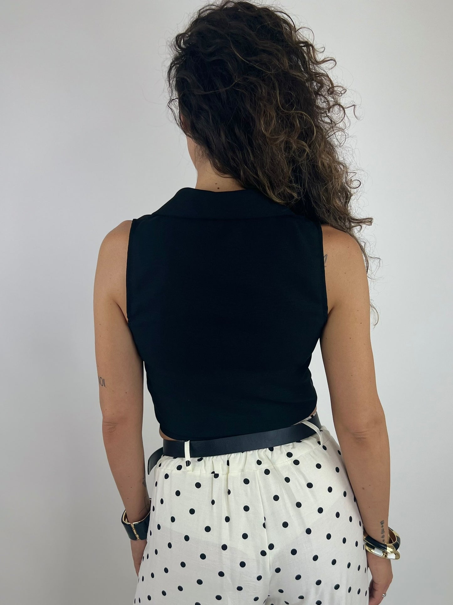 Top camicia TRINIDAD nero