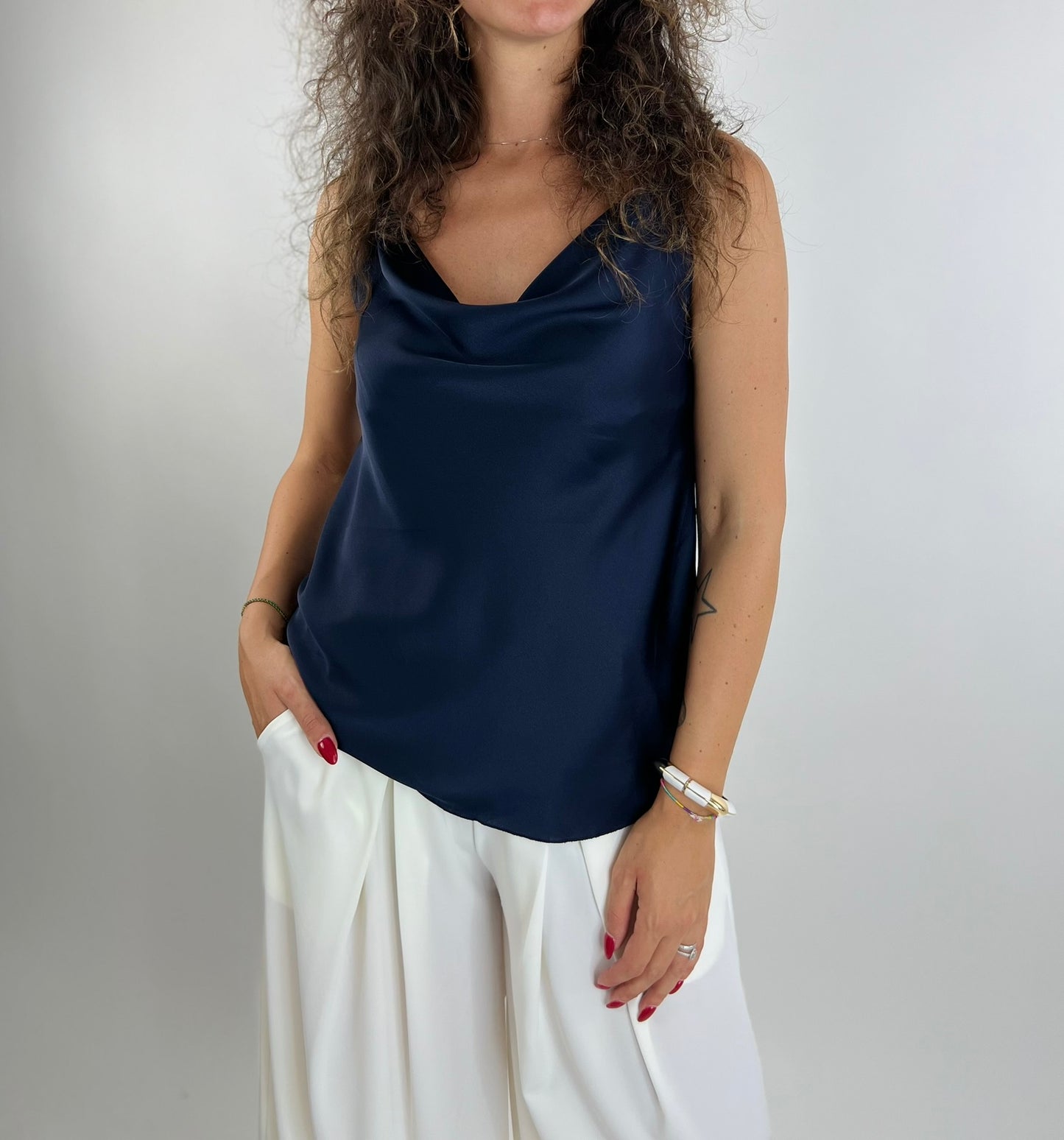 Top EVA blu