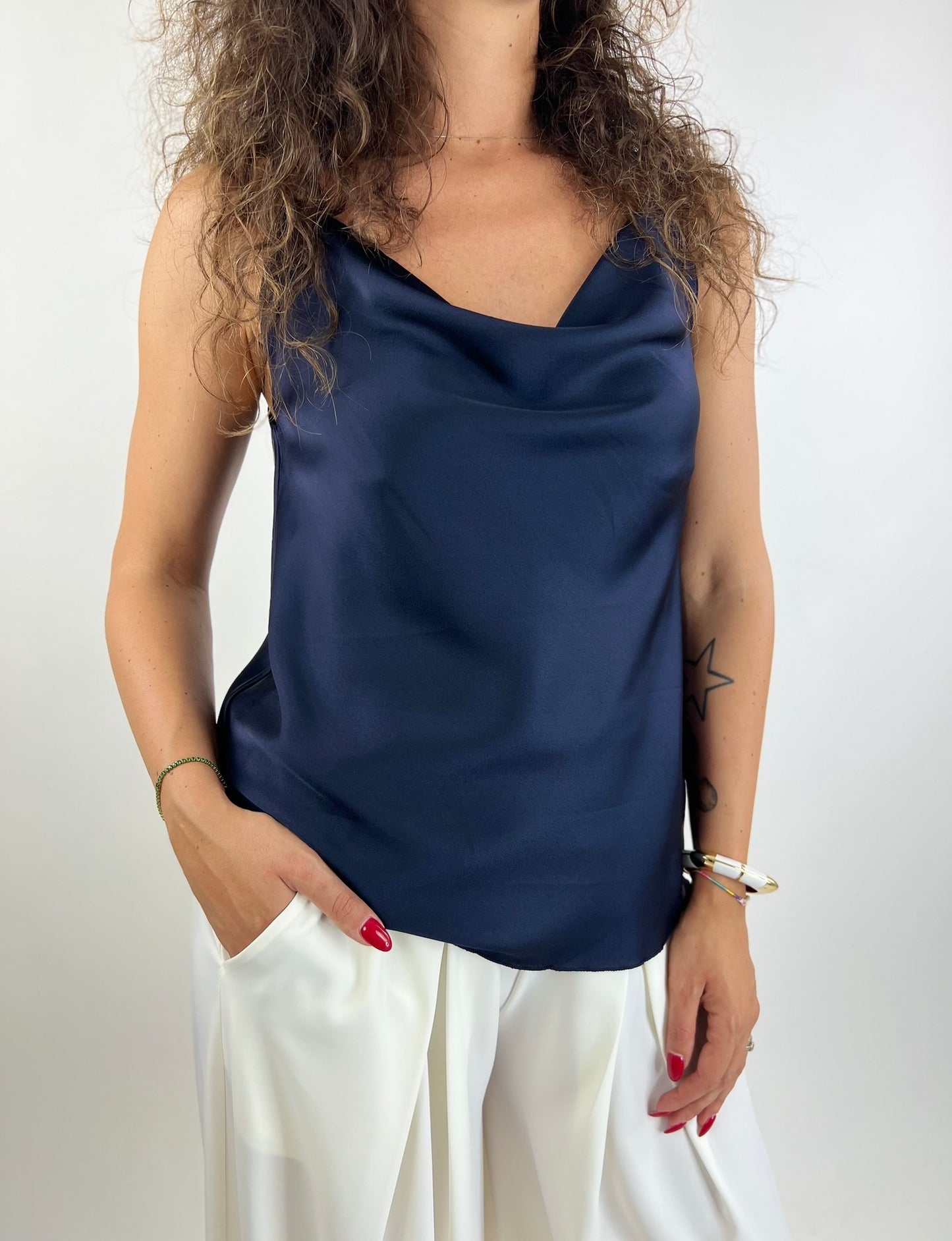 Top EVA blu