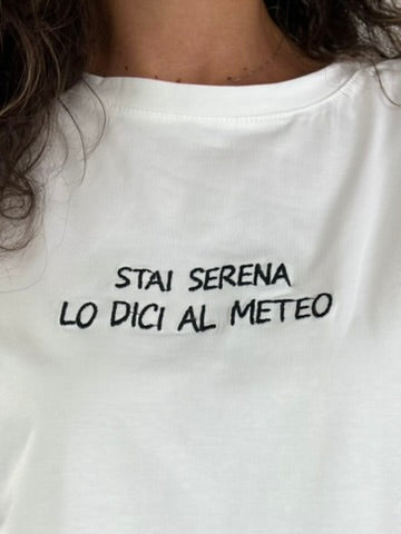 T-Shirt METEO nero