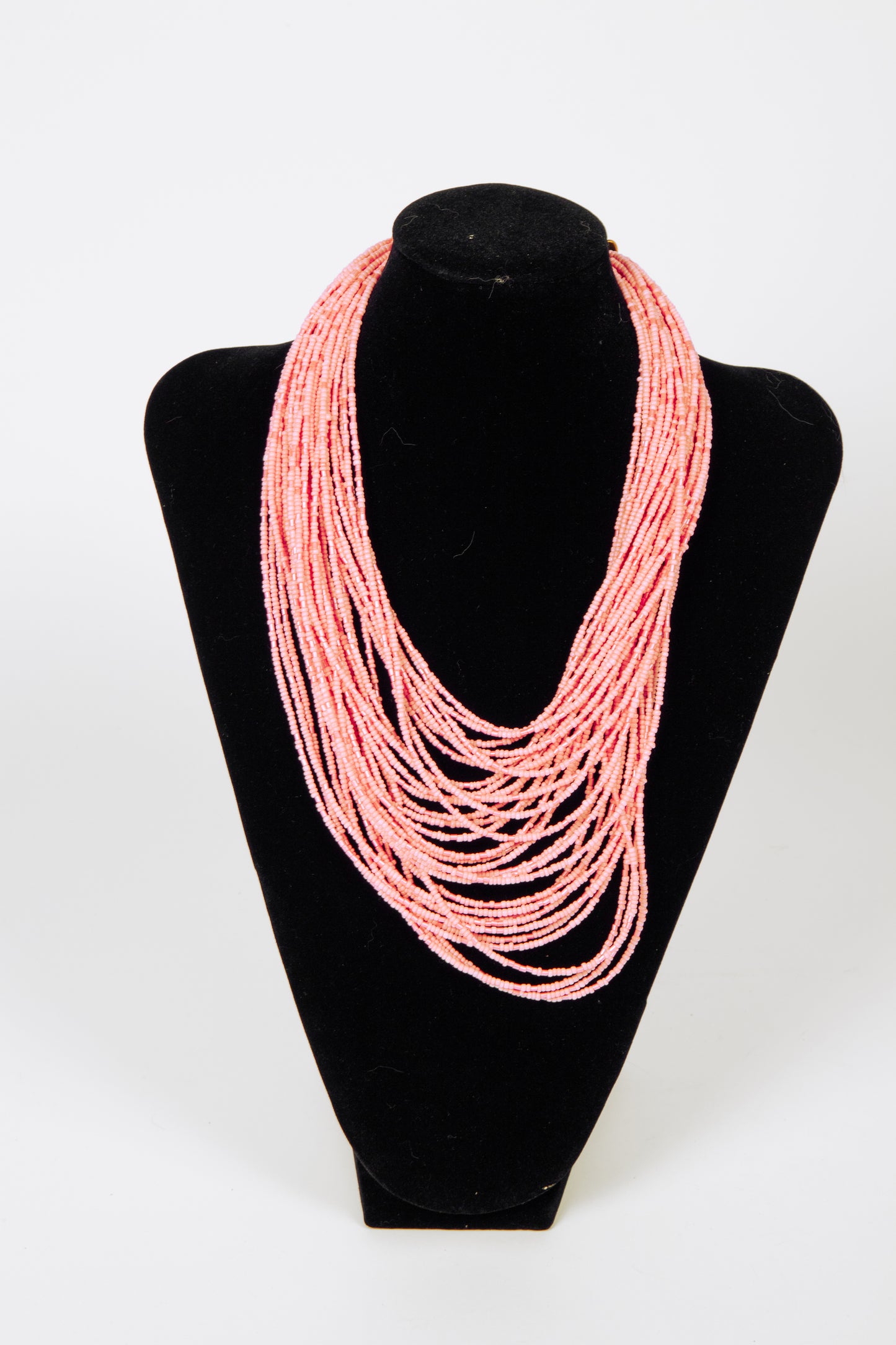 Collana MILLY multifilo di micro perline Rosa