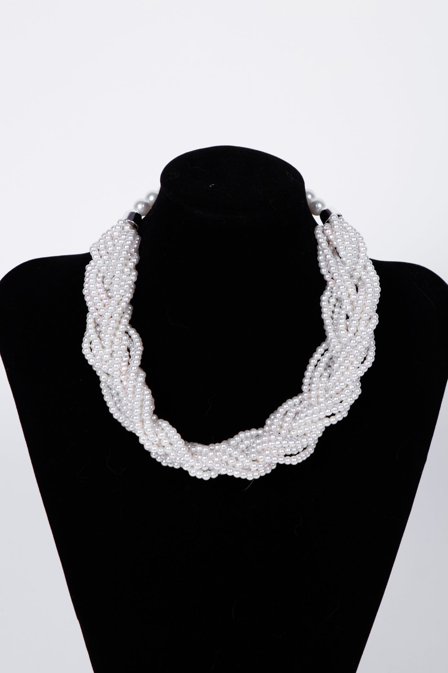 Collana TRECCIA perle