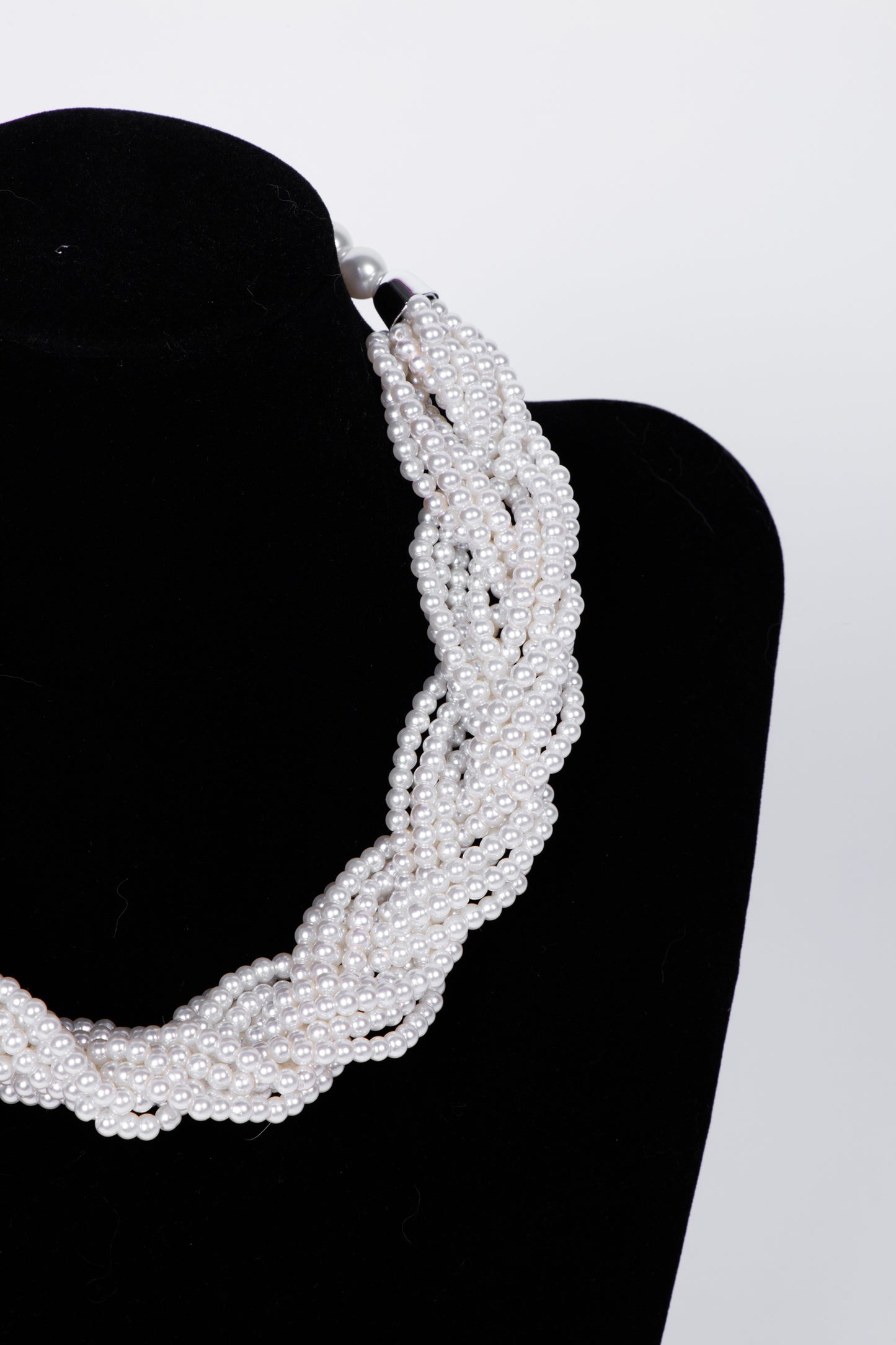 Collana TRECCIA perle
