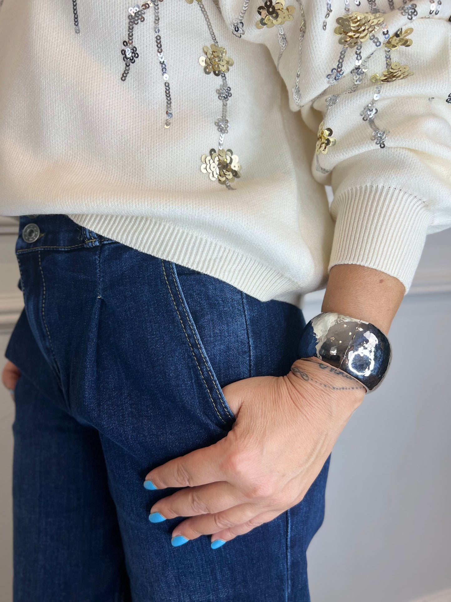 Bracciale MARTELLATO argento