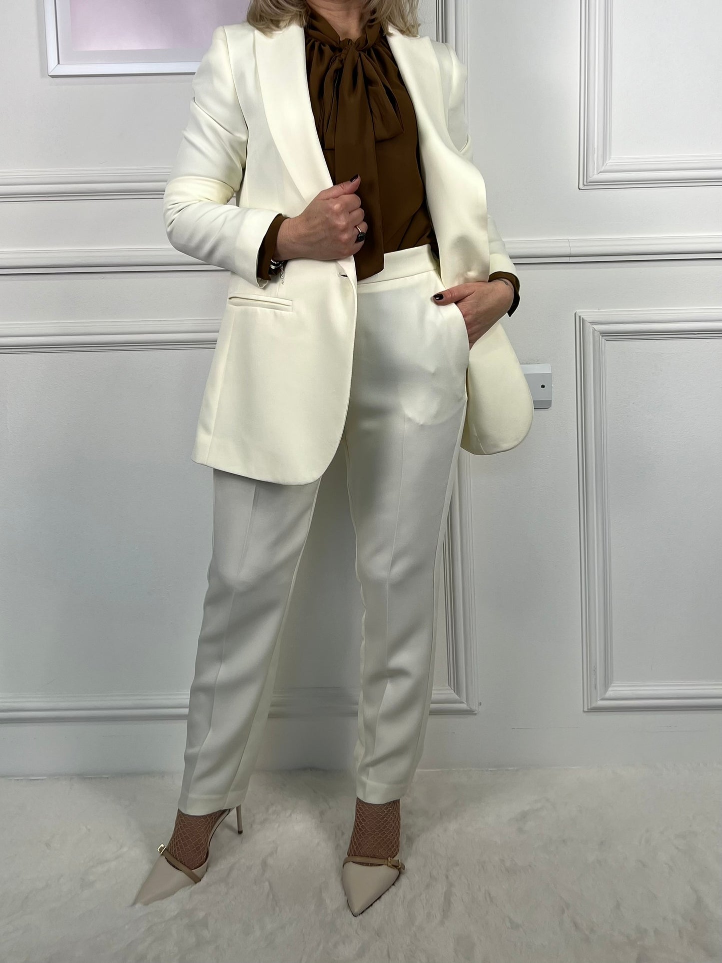 Tailleur ADELE bianco burro