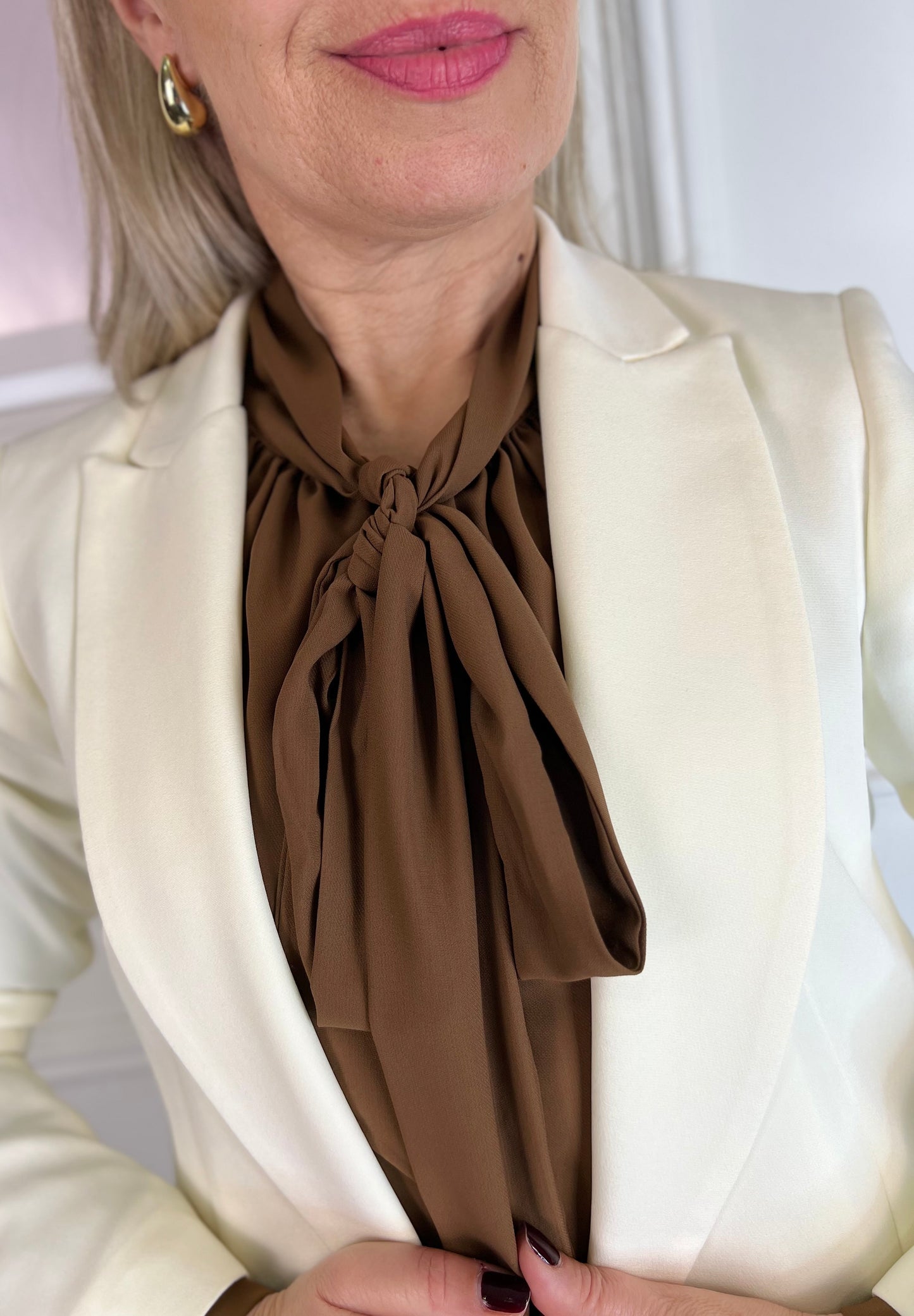 Tailleur ADELE bianco burro