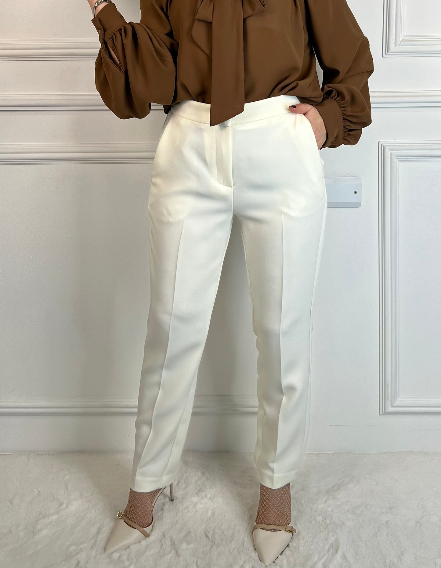 Tailleur ADELE bianco burro