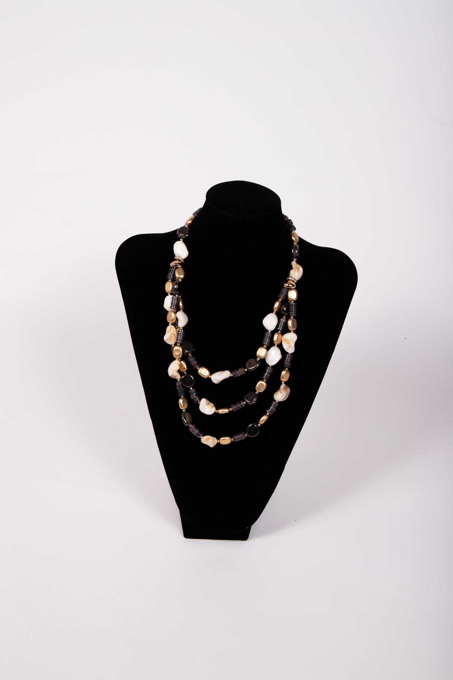 Collana 3 FILI PIETRE