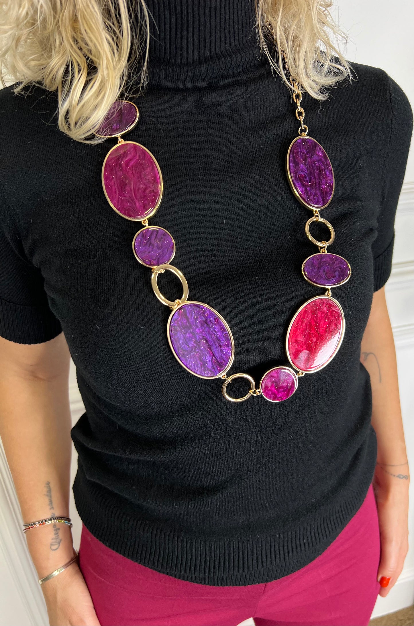Collana DRUSE Viola
