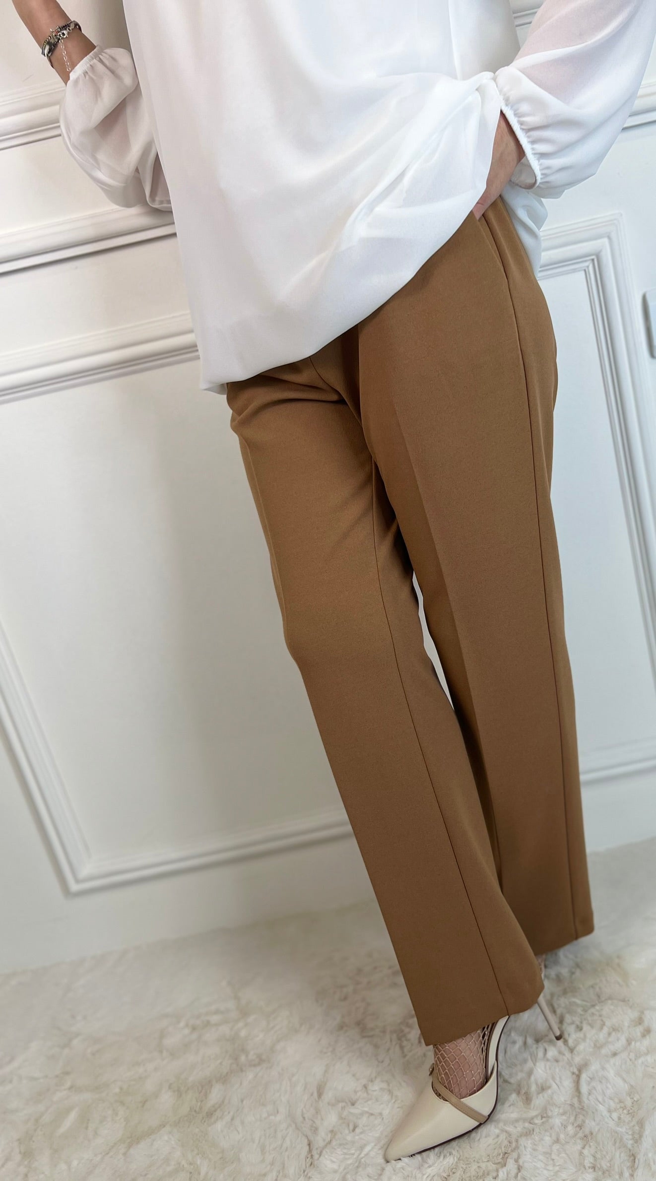 Pantalone DIANA biscotto