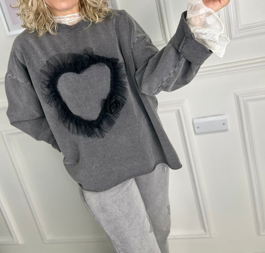Maglia felpa CUORE