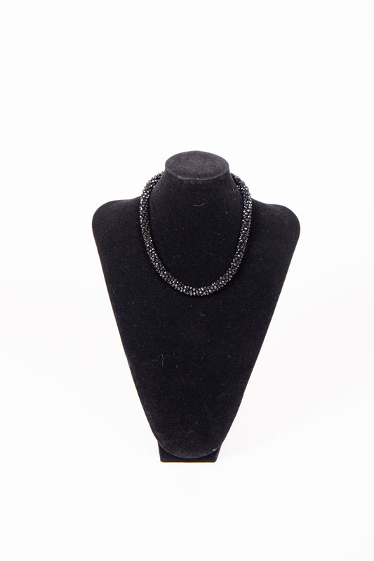 Collana CRISTALLI NERI