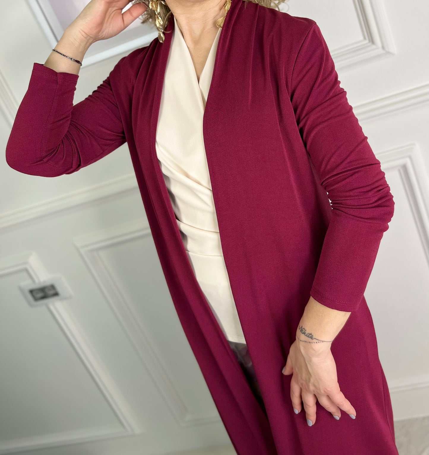 Cardigan OLIMPIA Rosso amarena