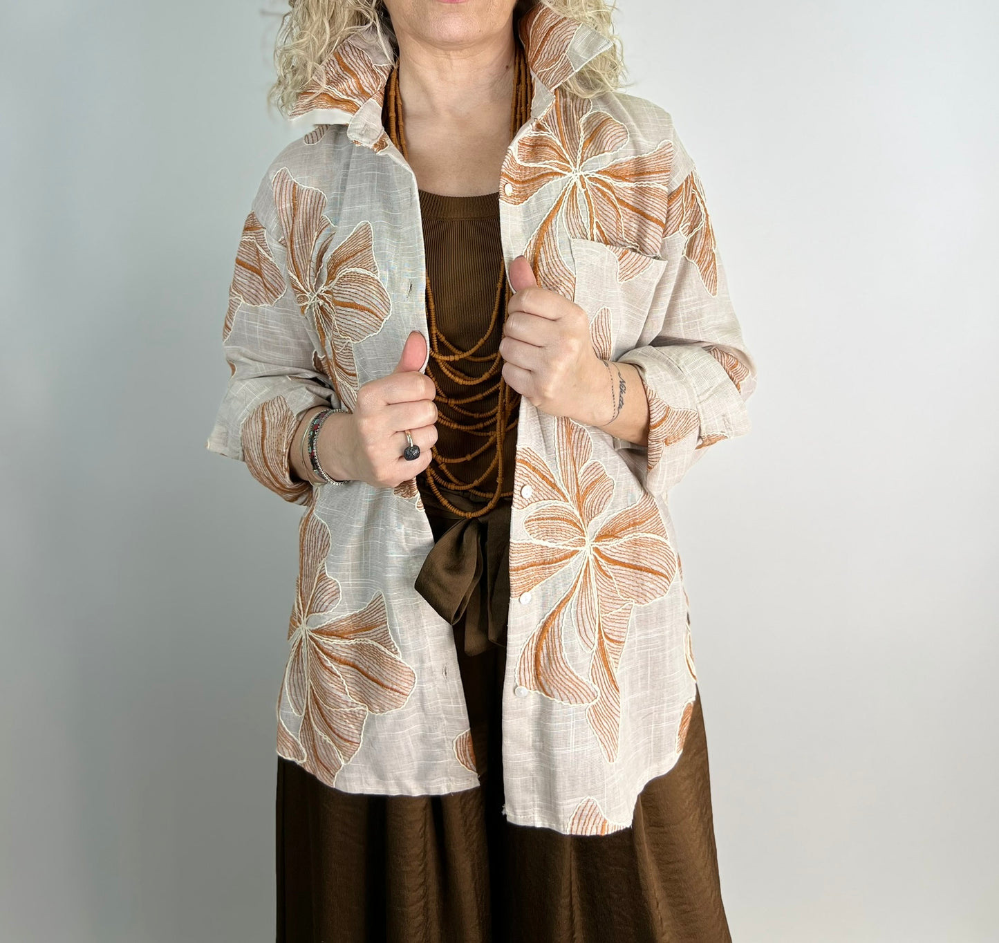 Camicia GISELLA Ecrù
