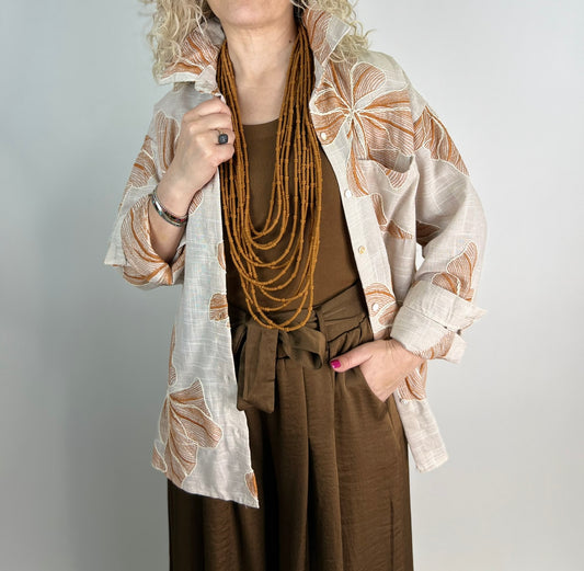 Camicia GISELLA Ecrù