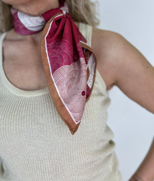 Foulard PEONIE Amarena