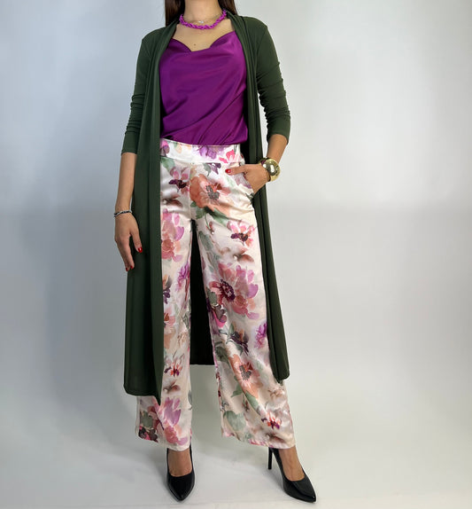 Cardigan OLIMPIA verde oliva