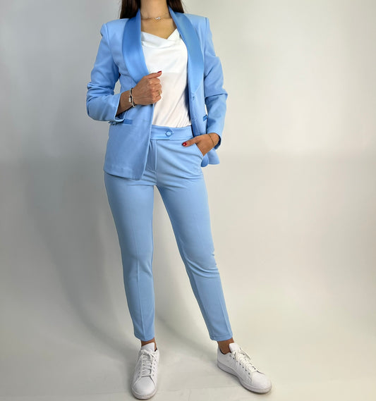 Tailleur VIRNA celeste