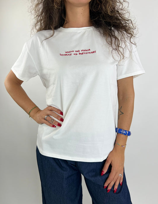 T-Shirt SEMPLICE rosso