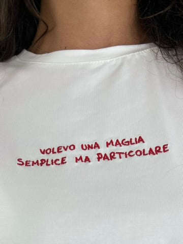 T-Shirt SEMPLICE rosso