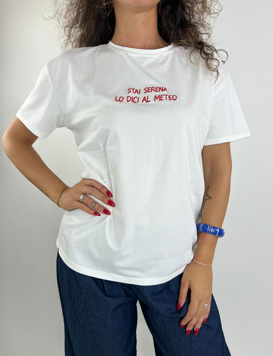 T-Shirt METEO rosso