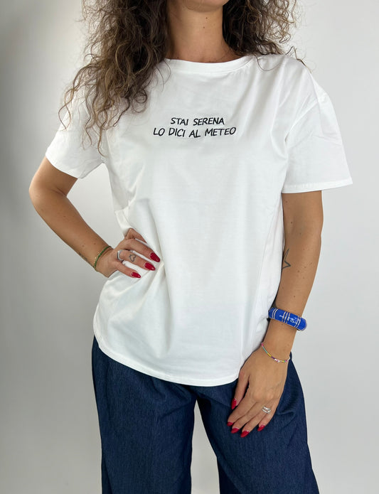 T-Shirt METEO nero