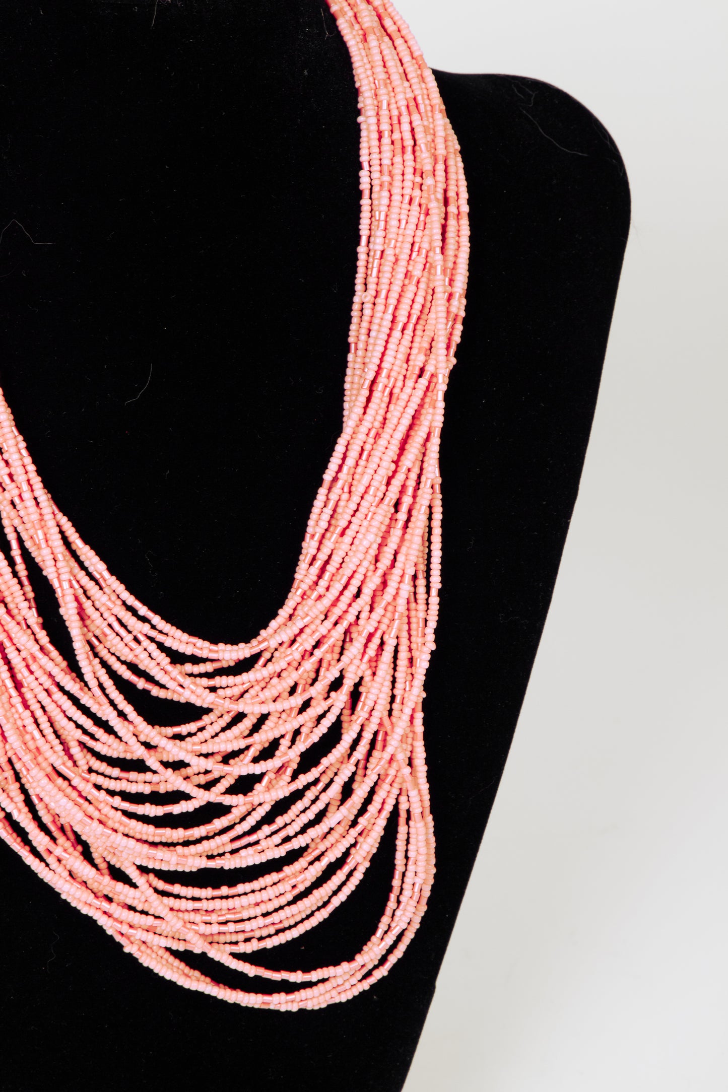 Collana MILLY multifilo di micro perline Rosa