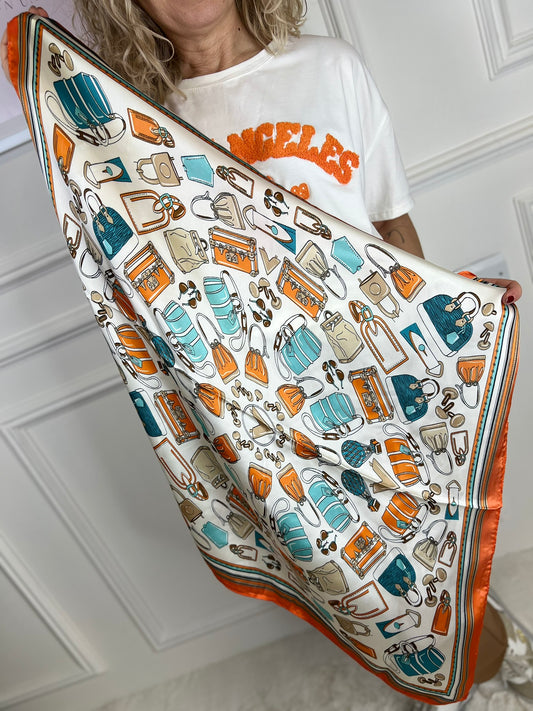 Foulard BAGS arancio