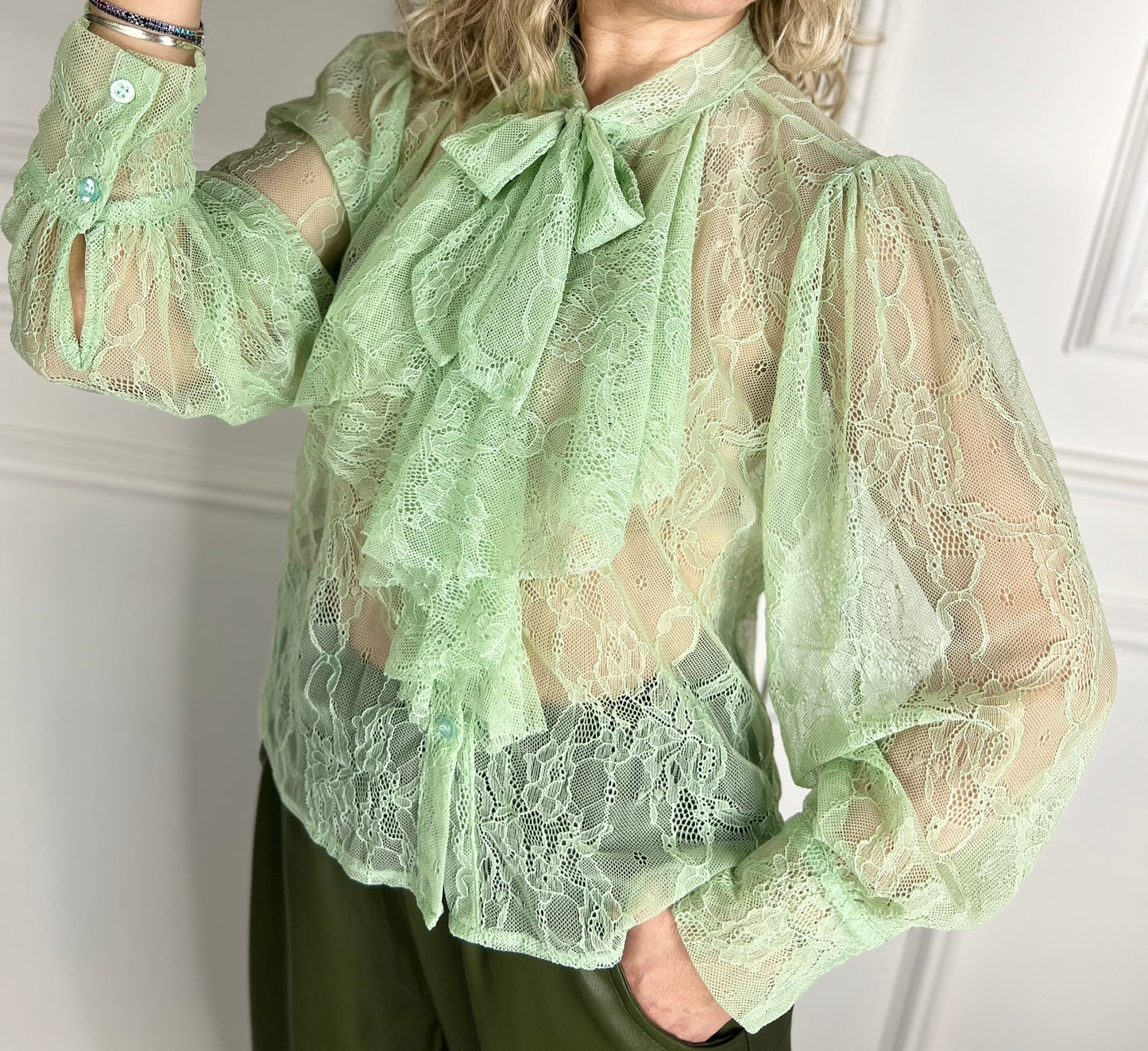 Camicia YVONNE verde